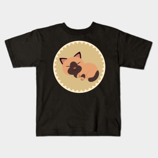 sleeping cat Kids T-Shirt